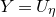 upper Y equals upper U Subscript eta