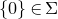 StartSet 0 EndSet element of normal upper Sigma