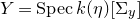 upper Y equals upper S p e c k left parenthesis eta right parenthesis left bracket normal upper Sigma Subscript y Baseline right bracket