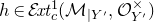 h element of script upper E italic xt Subscript c Superscript 1 Baseline left parenthesis script upper M Subscript vertical bar upper Y Sub Superscript prime Subscript Baseline comma script upper O Subscript upper Y Sub Superscript prime Subscript Superscript times Baseline right parenthesis