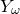 upper Y Subscript omega