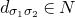 d Subscript sigma 1 sigma 2 Baseline element of upper N