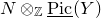 upper N circled times Subscript double struck upper Z Baseline ModifyingBelow normal upper P normal i normal c With bar left parenthesis upper Y right parenthesis