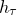 h Subscript tau
