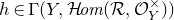 h element of normal upper Gamma left parenthesis upper Y comma script upper H italic om left parenthesis script upper R comma script upper O Subscript upper Y Superscript times Baseline right parenthesis right parenthesis