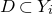 upper D subset of upper Y Subscript i