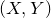 left parenthesis upper X comma upper Y right parenthesis