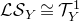 script upper L script upper S Subscript upper Y Baseline approximately equals script upper T Subscript upper Y Superscript 1