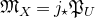 German upper M Subscript upper X Baseline equals j Subscript star Baseline German upper P Subscript upper U