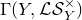 normal upper Gamma left parenthesis upper Y comma script upper L script upper S Subscript upper Y Superscript times Baseline right parenthesis