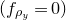 left parenthesis f Subscript rho Sub Subscript y Subscript Baseline equals 0 right parenthesis