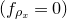 left parenthesis f Subscript rho Sub Subscript x Subscript Baseline equals 0 right parenthesis