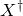 upper X Superscript dagger