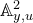 double struck upper A Subscript y comma u Superscript 2