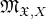 German upper M Subscript German upper X comma upper X