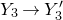 upper Y 3 right arrow upper Y prime 3