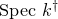 Spec k Superscript dagger