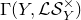 normal upper Gamma left parenthesis upper Y comma script upper L script upper S Subscript upper Y Superscript times Baseline right parenthesis