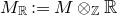 upper M Subscript double struck upper R Baseline colon equals upper M circled times Subscript double struck upper Z Baseline double struck upper R