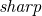 italic sharp