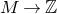 upper M right arrow double struck upper Z