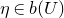 eta element of b left parenthesis upper U right parenthesis