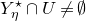 upper Y Subscript eta Superscript star Baseline intersection upper U not equals normal empty set