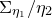 normal upper Sigma Subscript eta 1 Baseline divided by eta 2