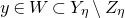 y element of upper W subset of upper Y Subscript eta Baseline minus upper Z Subscript eta
