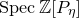 upper S p e c double struck upper Z left bracket upper P Subscript eta Baseline right bracket