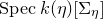 upper S p e c k left parenthesis eta right parenthesis left bracket normal upper Sigma Subscript eta Baseline right bracket