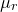 mu Subscript r