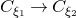 upper C Subscript xi 1 Baseline right arrow upper C Subscript xi 2