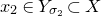 x 2 element of upper Y Subscript sigma 2 Baseline subset of upper X
