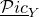 ModifyingBelow script upper P i c With bar Subscript upper Y