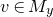 v element of upper M Subscript y