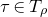 tau element of upper T Subscript rho