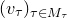 left parenthesis v Subscript tau Baseline right parenthesis Subscript tau element of upper M Sub Subscript tau