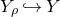 upper Y Subscript rho Baseline right arrow with hook upper Y