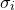 sigma Subscript i
