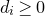d Subscript i Baseline greater than or equals 0