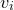 v Subscript i