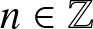 n element of double struck upper Z