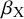 beta Subscript upper X