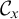 script upper C Subscript x