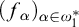 left parenthesis f Subscript alpha Baseline right parenthesis Subscript alpha element of omega 1 Sub Superscript asterisk