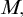 upper M comma