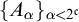 left brace upper A Subscript alpha Baseline right brace Subscript alpha less than 2 Sub Superscript German c