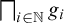 square intersection Underscript i element of double struck upper N Endscripts g Subscript i
