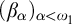 left parenthesis beta Subscript alpha Baseline right parenthesis Subscript alpha less than omega 1